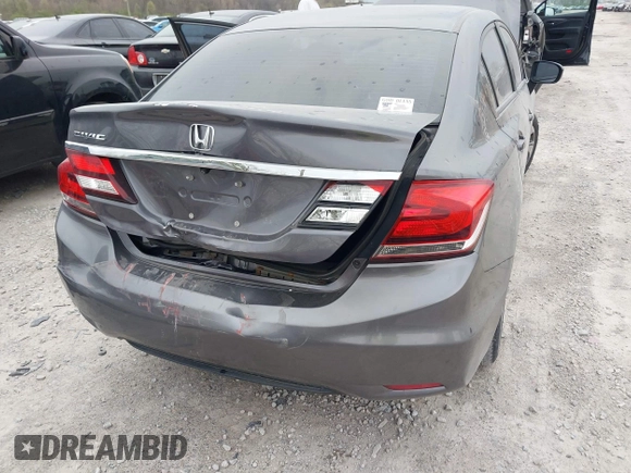 2014 Honda Civic Sedan LX with VIN 19XFB2F55EE029480, listed as a IAAI auction lot 42039784 with 138,734 mi miles. Bid and sale history available at carsss.com. Image 6.