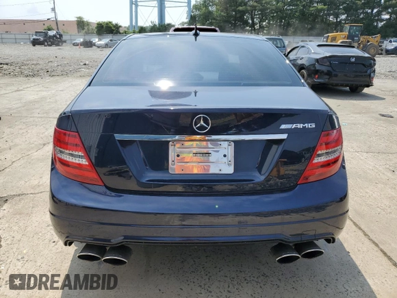 2012 Mercedes-Benz C 300 Sport with VIN WDDGF8BB4CR230043, listed as a Copart auction lot 62987075 with 49,586 mi miles and Salvage title. Bid and sale history available at DreamBid. Image 6.