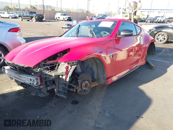 2017 Nissan 370Z with VIN JN1AZ4EH2HM951758, listed as a IAAI auction lot 41812951 with 1 mi miles. Bid and sale history available at carsss.com. Image 20.
