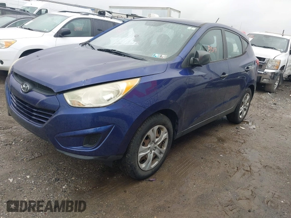 2010 Hyundai Tucson GLS with VIN KM8JT3AC2AU086066, listed as a IAAI auction lot 41973517 with 146,165 mi miles and . Bid and sale history available at DreamBid. Image 2.