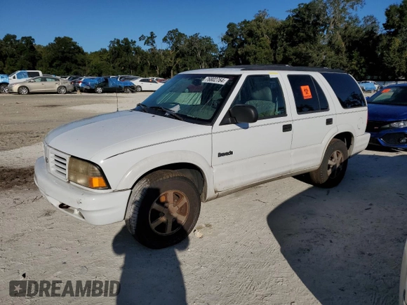 1999 Oldsmobile Bravada z VIN 1GHDT13W1X2704151, wystawiony jako Copart lot #76802764 z przebiegiem 155 630 mil mil oraz Szkoda całkowita • Salvage title. Historia ofert i sprzedaży dostępna na DreamBid. Obrazek 1.
