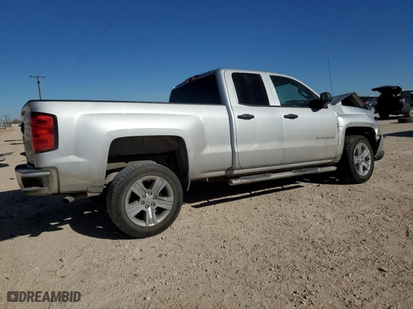 2018 Chevrolet Silverado 1500 Custom with VIN 1GCRCPEH8JZ328981, listed as a Copart auction lot 44075575 with 56,742 mi miles and Salvage Title. Bid and sale history available at carsss.com. Image 3.