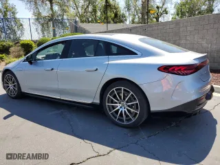 2022 Mercedes-Benz EQS with VIN W1KCG2DB2NA009080, listed as a Copart auction lot 49913344 with 8,263 mi miles. Bid and sale history available at carsss.com. Image 2.
