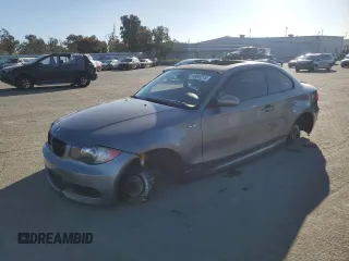 2009 BMW 1 Series 135i with VIN WBAUC73549VK94718, listed as a Copart auction lot 46849275 with Not Provided miles and Salvage Title. Bid and sale history available at carsss.com. Image 1.