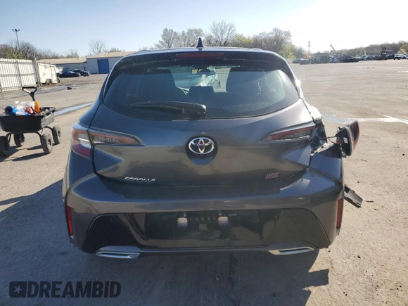 2022 Toyota Corolla Hatchback SE with VIN JTND4MBE7N3182562, listed as a Copart auction lot 51967865 with 8,180 mi miles and Salvage Title. Bid and sale history available at carsss.com. Image 6.