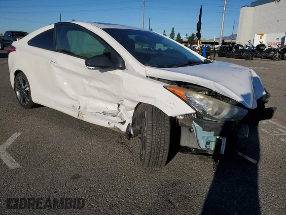 2013 Hyundai Elantra Coupe SE with VIN KMHDH6AE3DU012337, listed as a Copart auction lot 80048884 with 171,714 mi miles and Salvage Title. Bid and sale history available at carsss.com. Image 4.