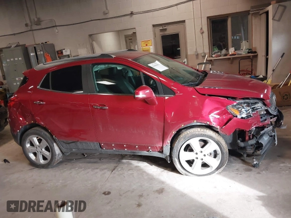2015 Buick Encore Convenience with VIN KL4CJFSB4FB264728, listed as a IAAI auction lot 41690691 with 101,731 mi miles. Bid and sale history available at carsss.com. Image 13.