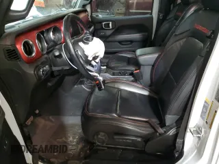 2021 Jeep Wrangler Unlimited Rubicon with VIN 1C4JJXFM2MW633915, listed as a Copart auction lot 52972625 with 78,355 mi miles and Salvage Title. Bid and sale history available at carsss.com. Image 7.