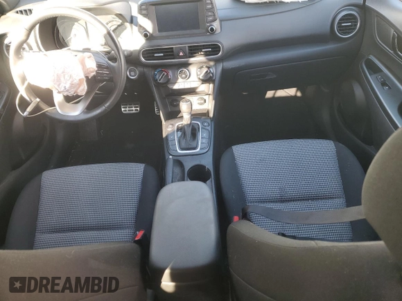 2021 Hyundai Kona Night Edition with VIN KM8K6CA54MU680756, listed as a Copart auction lot 87264254 with 45,906 mi miles and Salvage Title. Bid and sale history available at DreamBid. Image 8.