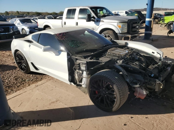 2016 Chevrolet Corvette Z06 3LZ with VIN 1G1YT2D62G5610461, listed as a Copart auction lot 88170585 with 25,781 mi miles and Salvage Title. Bid and sale history available at carsss.com. Image 4.