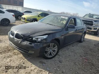 2010 BMW 5 Series 528i xDrive with VIN WBANV1C53AC445348, listed as a Copart auction lot 85773804 with 146,573 mi miles and Salvage Title. Bid and sale history available at carsss.com. Image 1.