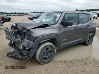 2018 Jeep Renegade Sport z VIN ZACCJBAB8JPH21880, wystawiony jako Copart lot #54119845 z przebiegiem 54 558 mil mil oraz Szkoda całkowita • Salvage title. Historia ofert i sprzedaży dostępna na DreamBid. Obrazek 1.