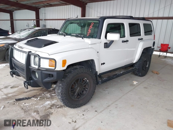 2007 Hummer H3 SUV with VIN 5GTDN13E978203246, listed as a IAAI auction lot 41389840 with 160,983 mi miles and . Bid and sale history available at DreamBid. Image 2.