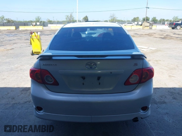 2009 Toyota Corolla with VIN 1NXBU40E99Z105346, listed as a IAAI auction lot 42062757 with 130,968 mi miles. Bid and sale history available at carsss.com. Image 16.