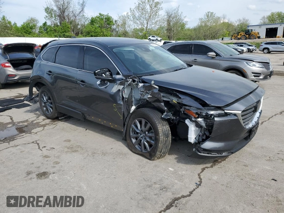 2023 Mazda CX-9 Touring with VIN JM3TCBCYXP0642793, listed as a Copart auction lot 54266555 with 19,962 mi miles and Salvage title. Bid and sale history available at DreamBid. Image 4.