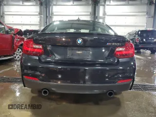 2016 BMW 2 Series M235i xDrive with VIN WBA1J9C5XGV695823, listed as a Copart auction lot 81548364 with 83,149 mi miles and Salvage Title. Bid and sale history available at carsss.com. Image 6.