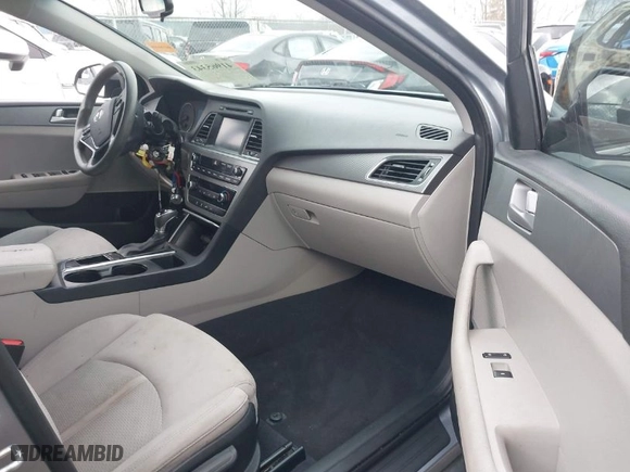 2017 Hyundai Sonata 2.4L with VIN 5NPE24AF9HH499874, listed as a IAAI auction lot 41965343 with 101,778 mi miles. Bid and sale history available at carsss.com. Image 5.