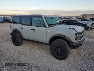 2022 Ford Bronco with VIN 1FMEE5DH4NLB18042, listed as a Copart auction lot 78505564 with Not provided miles and Salvage title. Bid and sale history available at DreamBid. Image 4.