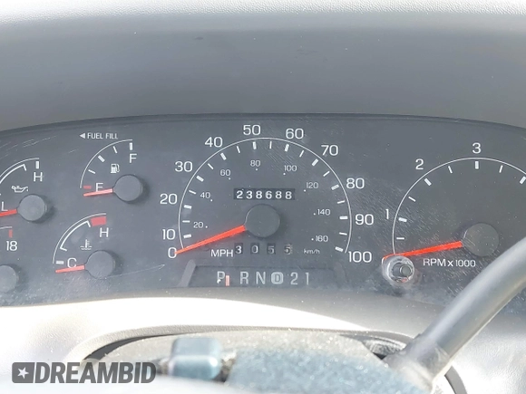 2001 Ford F-250 с VIN 1FDNX21LX1EB35511, выставлен на аукционе IAAI как лот 41664659 с пробегом 238 688 миль миль и . История ставок и продаж доступна на DreamBid. Изображение 7.