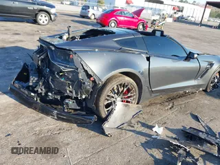 2017 Chevrolet Corvette Z06 1LZ with VIN 1G1YN2D61H5603528, listed as a IAAI auction lot 41679883 with 1 mi miles. Bid and sale history available at carsss.com. Image 4.