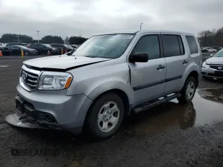 2014 Honda Pilot LX with VIN 5FNYF4H24EB011297, listed as a Copart auction lot 53833845 with 101,884 mi miles and Salvage Title. Bid and sale history available at carsss.com. Image 1.