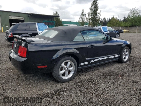 2005 Ford Mustang Deluxe with VIN 1ZVFT84N755167615, listed as a Copart auction lot 54068905 with 197,703 mi miles and Non repairable. Bid and sale history available at DreamBid. Image 3.