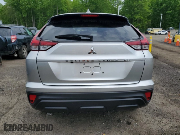 2024 Mitsubishi Eclipse Cross ES with VIN JA4ATUAAXRZ006465, listed as a Copart auction lot 56857195 with 10,065 mi miles and Salvage title. Bid and sale history available at DreamBid. Image 6.