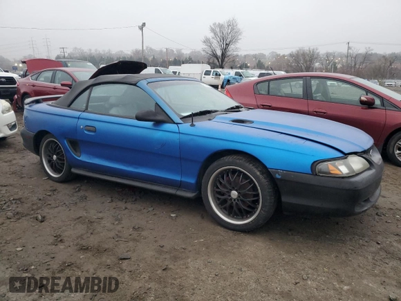 1994 Ford Mustang z VIN 1FALP45T2RF214782, wystawiony jako Copart lot #83860474 z przebiegiem 164 464 mil mil oraz Szkoda całkowita • Salvage title. Historia ofert i sprzedaży dostępna na DreamBid. Obrazek 4.