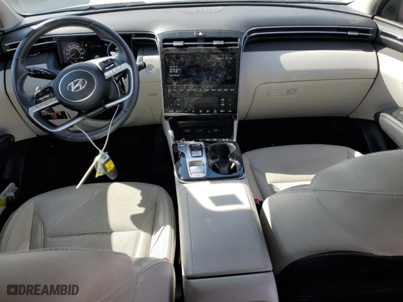 2022 Hyundai Tucson Hybrid Limited with VIN KM8JECA18NU074230, listed as a Copart auction lot 48664945 with 29,288 mi miles and Salvage Title. Bid and sale history available at carsss.com. Image 8.