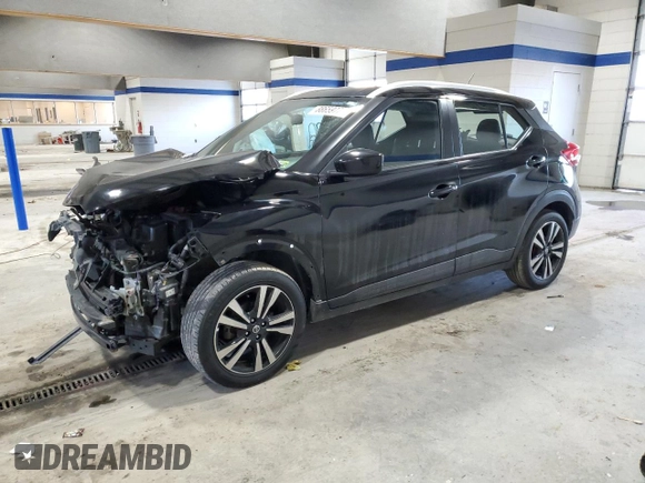 2019 Nissan Kicks SR with VIN 3N1CP5CU8KL553041, listed as a Copart auction lot 88659775 with 0 mi miles and Salvage Title. Bid and sale history available at carsss.com. Image 1.