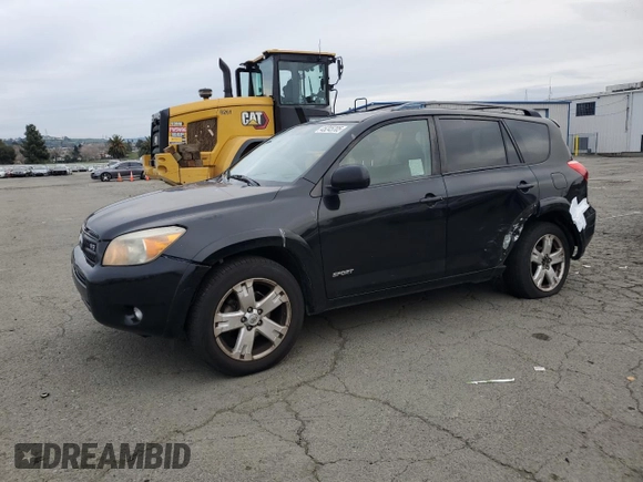 2006 Toyota RAV4 Sport with VIN JTMBK32V666001530, listed as a Copart auction lot 45245705 with 219,917 mi miles and Salvage Title. Bid and sale history available at carsss.com. Image 1.