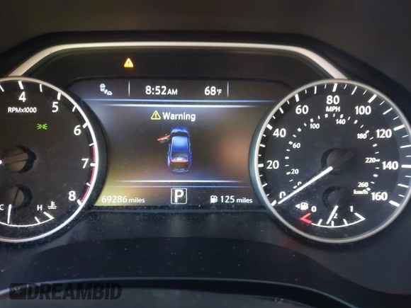 2017 Nissan Maxima S with VIN 1N4AA6AP8HC385405, listed as a IAAI auction lot 42112399 with 99,286 mi miles and . Bid and sale history available at DreamBid. Image 7.