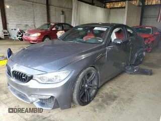 2015 BMW M4 z VIN WBS3R9C5XFK333598, wystawiony jako Copart lot #51206925 z przebiegiem 103 528 mil mil oraz Szkoda całkowita • Salvage title. Historia ofert i sprzedaży dostępna na DreamBid. Obrazek 1.