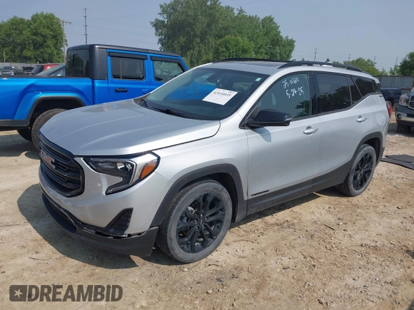 2020 GMC Terrain SLE with VIN 3GKALMEV3LL321078, listed as a IAAI auction lot 42414035 with 51,546 mi miles and . Bid and sale history available at DreamBid. Image 17.