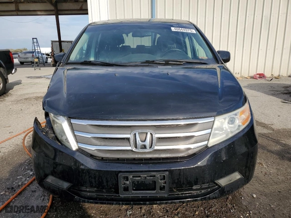 2012 Honda Odyssey EX-L with VIN 5FNRL5H67CB075837, listed as a Copart auction lot 46644975 with 166,595 mi miles and Salvage Title. Bid and sale history available at carsss.com. Image 5.