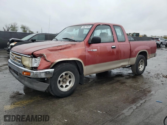 1995 Toyota T100 DX with VIN JT4VD12E2S0002571, listed as a Copart auction lot 89274925 with 257,083 mi miles and Salvage Title. Bid and sale history available at DreamBid. Image 1.