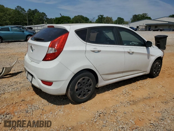 2017 Hyundai Accent SE with VIN KMHCT5AE8HU334420, listed as a Copart auction lot 52504065 with 116,906 mi miles and Non Repairable. Bid and sale history available at DreamBid. Image 3.