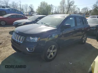 2016 Jeep Compass High Altitude Edition with VIN 1C4NJDEB2GD730001, listed as a Copart auction lot 47213443 with 108,977 mi miles. Bid and sale history available at carsss.com. Image 1.