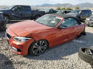 2015 BMW 2 Series 228i xDrive with VIN WBA1K7C50FV235022, listed as a Copart auction lot 70205714 with Not Provided miles and Salvage Title. Bid and sale history available at DreamBid. Image 1.
