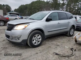 2014 Chevrolet Traverse LS z VIN 1GNKVFED2EJ141427, wystawiony jako Copart lot #83452714 z przebiegiem 132 687 mil mil oraz Szkoda całkowita • Salvage title. Historia ofert i sprzedaży dostępna na DreamBid. Obrazek 1.