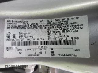2013 Ford C-Max SE with VIN 1FADP5AU1DL500772, listed as a Copart auction lot 55602925 with 118,051 mi miles and Salvage Title. Bid and sale history available at DreamBid. Image 12.