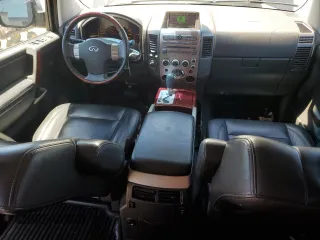 2006 Infiniti QX56 with VIN 5N3AA08C86N814864, listed as a Copart auction lot 57924084 with 120,210 mi miles and Salvage Title. Bid and sale history available at carsss.com. Image 8.