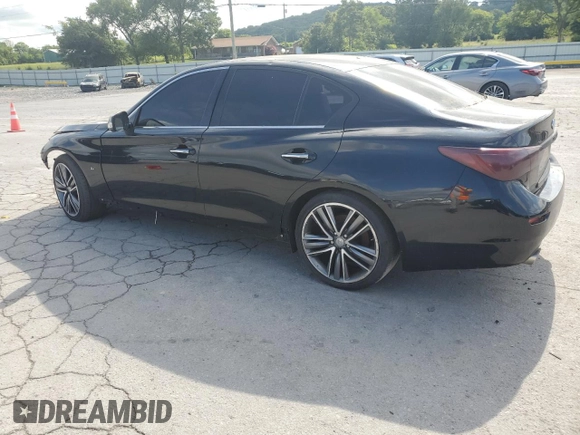 2015 Infiniti Q50 with VIN JN1BV7APXFM340095, listed as a Copart auction lot 64397395 with 90,185 mi miles and Clean title. Bid and sale history available at DreamBid. Image 2.
