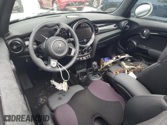 2023 MINI Convertible Cooper S z VIN WMW43DL01P3R28109, wystawiony jako Copart lot #58678604 z przebiegiem 3 682 mil mil oraz Szkoda całkowita • Salvage title. Historia ofert i sprzedaży dostępna na DreamBid. Obrazek 8.