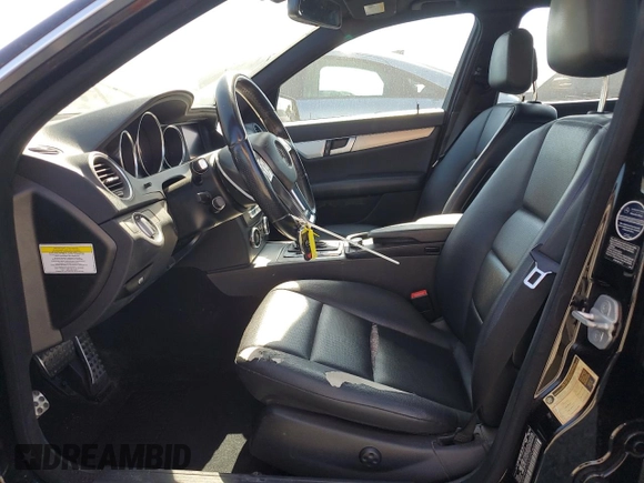2013 Mercedes-Benz C 250 Sport with VIN WDDGF4HB1DR250090, listed as a Copart auction lot 62451405 with 146,568 mi miles and Salvage title. Bid and sale history available at DreamBid. Image 7.