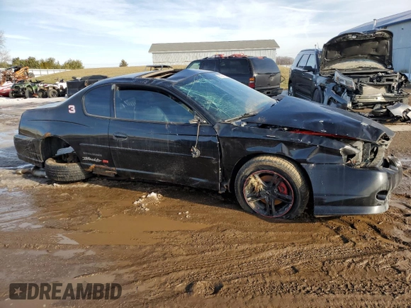 2004 Chevrolet Monte Carlo SS Supercharged z VIN 2G1WZ151049382400, wystawiony jako Copart lot #88758105 z przebiegiem 205 017 mil mil oraz Tytuł czysty. Historia ofert i sprzedaży dostępna na DreamBid. Obrazek 4.