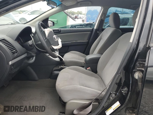 2012 Nissan Sentra S with VIN 3N1AB6AP9CL607361, listed as a Copart auction lot 59129215 with 223,231 mi miles and Salvage title. Bid and sale history available at DreamBid. Image 7.