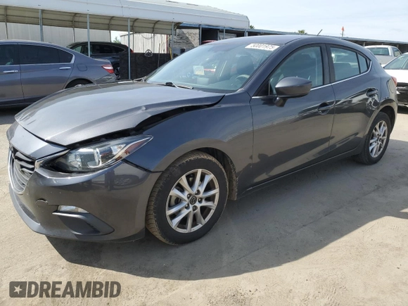 2016 Mazda 3 i Sport with VIN 3MZBM1K72GM321457, listed as a Copart auction lot 50001975 with 173,105 mi miles and Salvage Title. Bid and sale history available at DreamBid. Image 1.