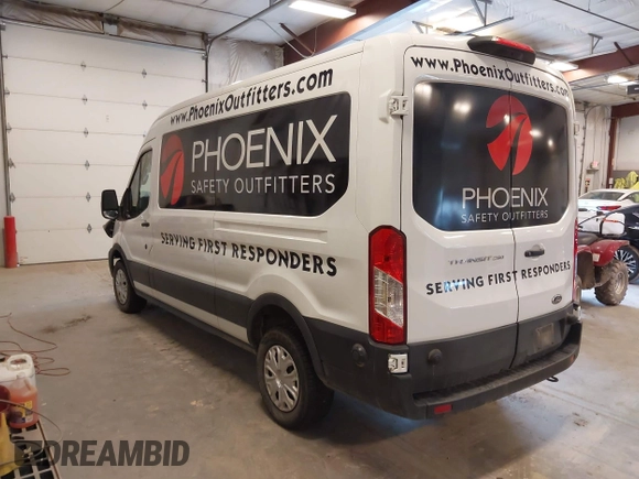2020 Ford Transit Cargo with VIN 1FTBR1C82LKA59095, listed as a IAAI auction lot 40014706 with 116,057 mi miles and . Bid and sale history available at DreamBid. Image 3.