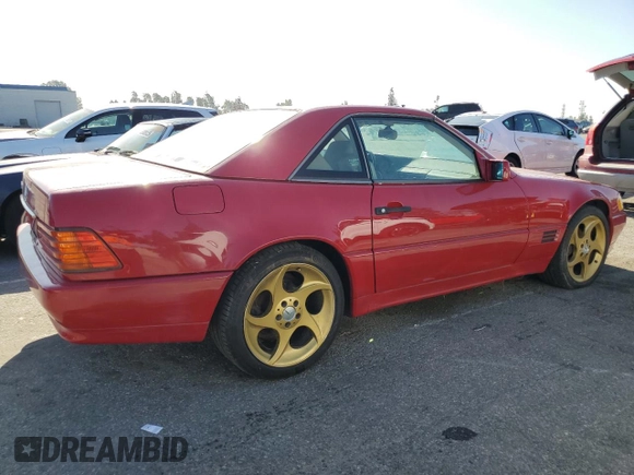 1994 Mercedes-Benz SL 5.0L with VIN WDBFA67E8RF096304, listed as a Copart auction lot 52982185 with 218,302 mi miles and Clean title. Bid and sale history available at DreamBid. Image 3.